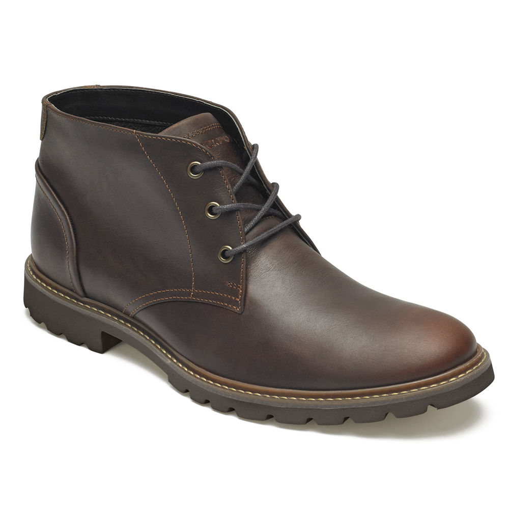 Botas Rockport Hombre Mexico - Sharp & Ready Chukka Marrom - OIPYC7459